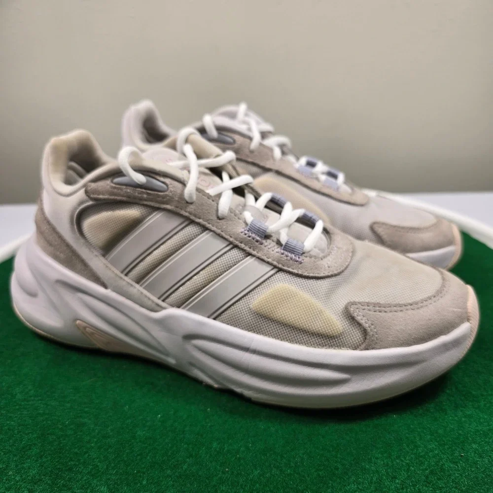 Adidas Womens Cloud White Running Sneakers Sz‎ 8.5 GX1728 Lifestyle Training